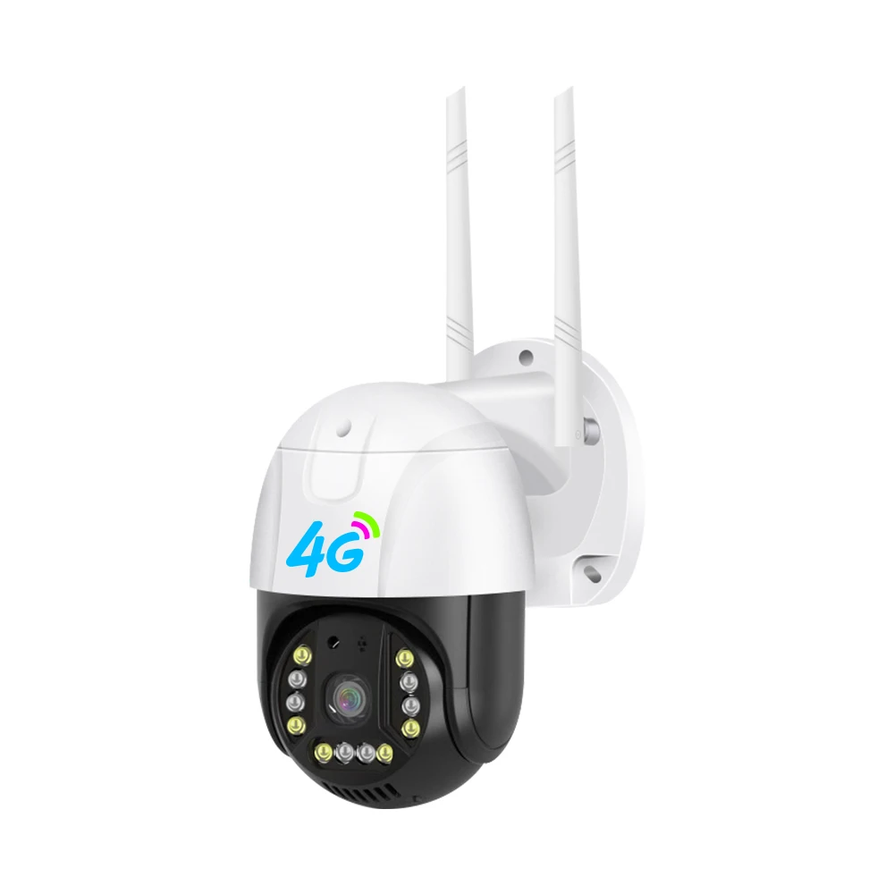 

IP66 outdoor 2.8 inch ptz camera 4g security camera colorful IR night vision 3MP auto tracking PTZ 4g camera