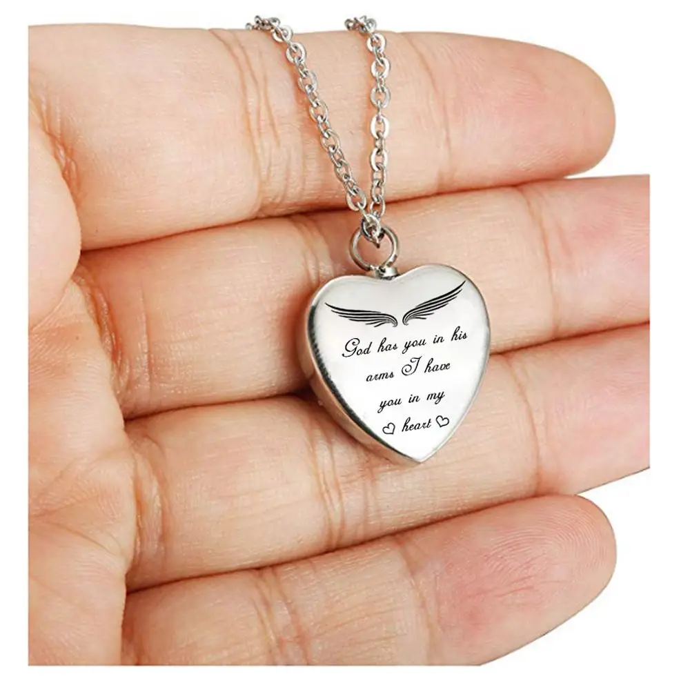 Маленькие урны для сувенира Бога с ангельским крылом украшения памятной золы