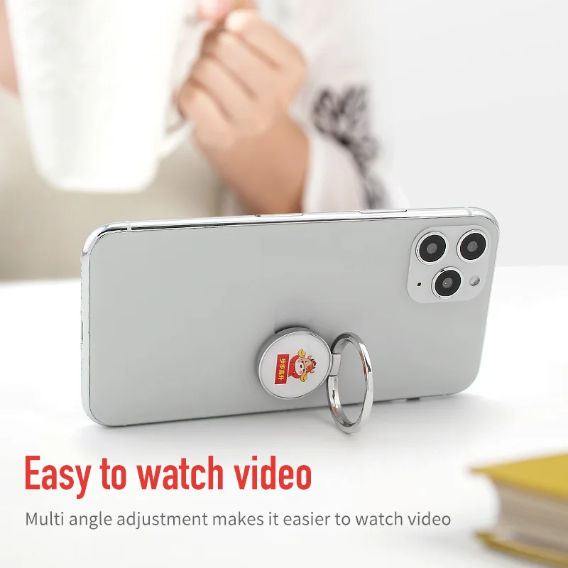 

Luxury Rotatable Phone Holder 360 Degree Rotatable Magnet Metal Finger Ring Smartphone Socket For Magnetic Smartphone Stand