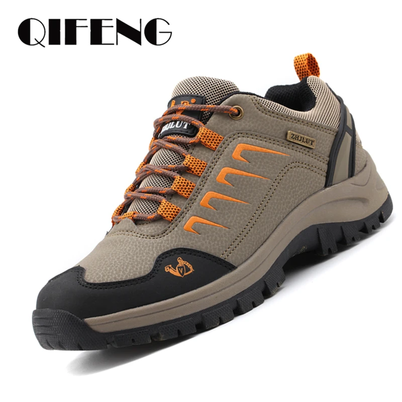 Winter Men Casual Shoes Ankle Boots Women Snow Fur Hiking Sneakers Waterproof Leather Trekking Leisure Climbing Soft |