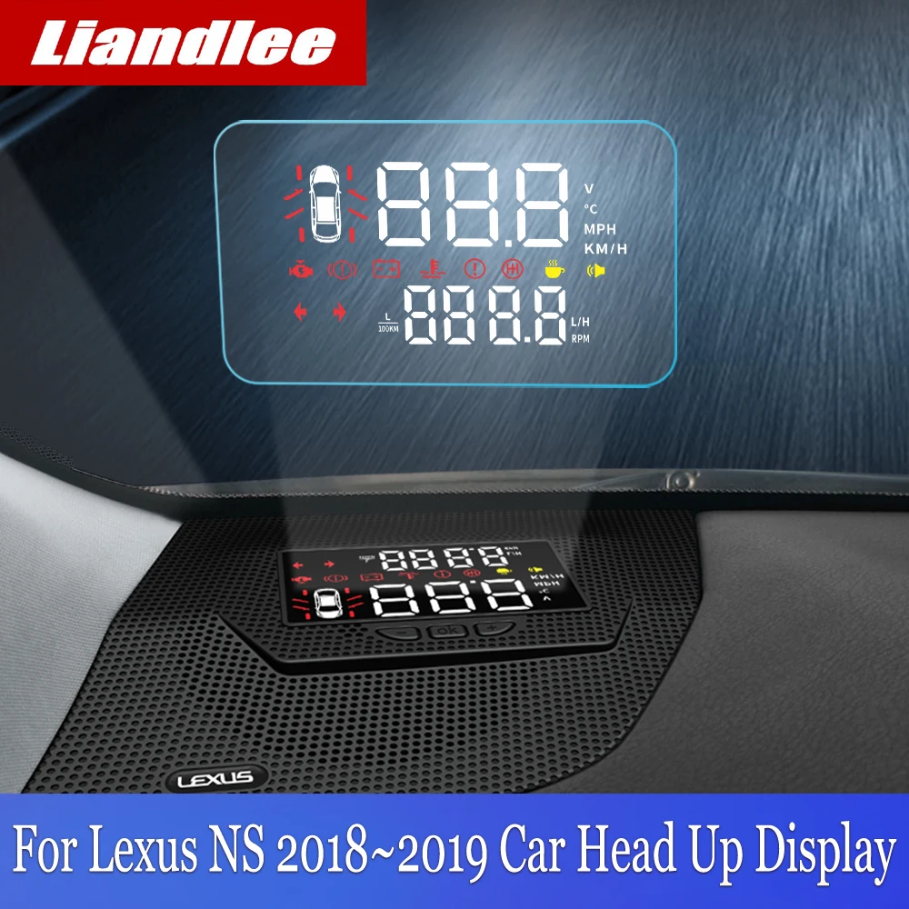 Liandlee автомобильный HUD Дисплей для Lexus NX~ безопасный экран для вождения полнофункциональный OBD проектор лобовое стекло
