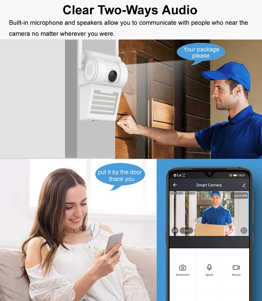 hd 1080p ip wifi camera outdoor security surveillance camera cctv indoor smart home office yard baby monitor securite video cam free global shipping