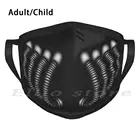 Химико Тога маска для взрослых детей Защита от пыли шарф маска для творчества боку нет героев Академия аниме Weeb Weeaboo weeрабу сумасшедшая девушка злодей