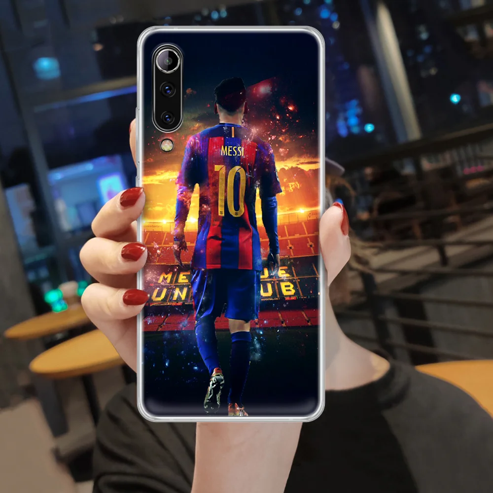 

Lionel Messi soccer Phone Case cover For XIAOMI redmi mi note a max K 4 5 6 7 8 9 10 20 30 3 A X Pro Lite ultra transparent