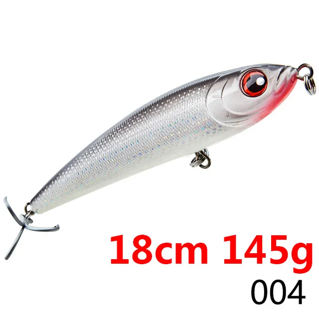 18004 Hunthouse GT stickbait Тонущая приманка карандаш морская жесткая приманка для рыбалки Троллинг приманка Тунец Морская рыбалка Япония крюк Сделано noeby - Цвет: 18004