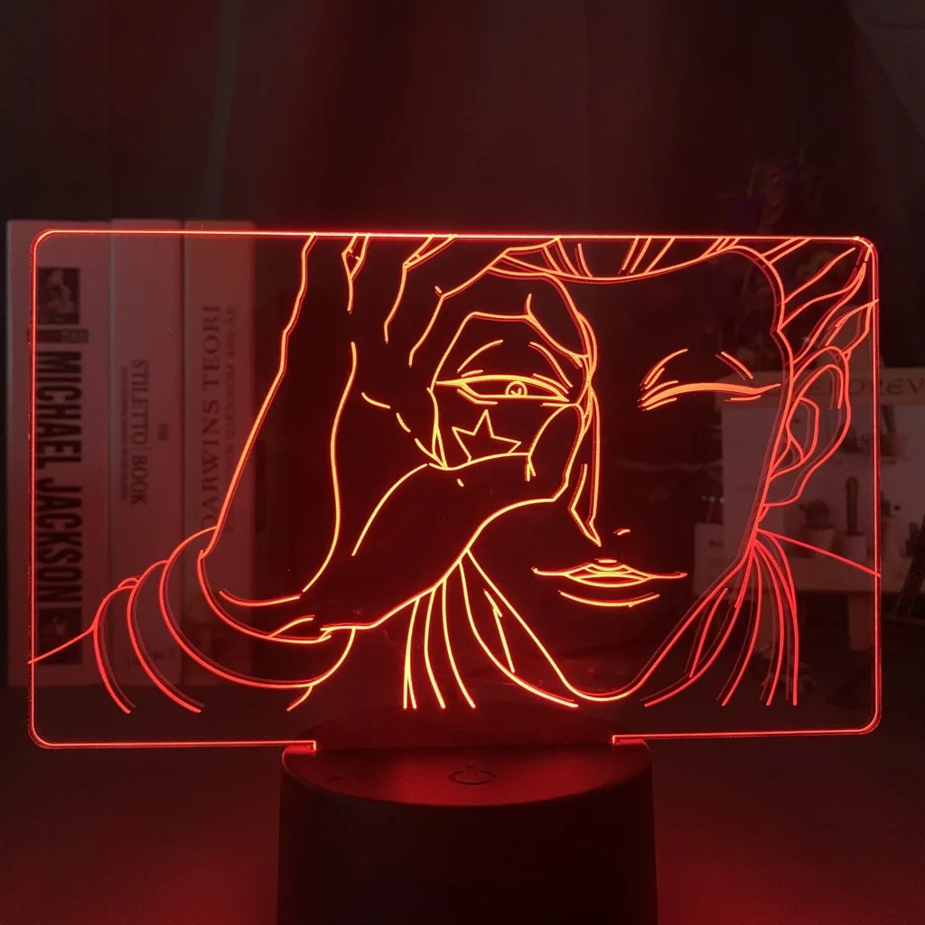 

HXH Anime LED Desk Lamp Touch Control Bedroom Bedside Desk 3D Nightlight Led Room Lights Decor Hunter X Hunter