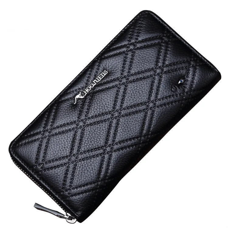 2019 мужской кошелек натуральная кожа Bluetooth анти потеря бренд Rfid клатч Мужской