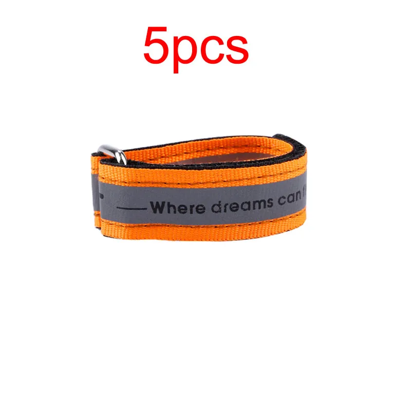 

5PCS Super Toughening Bright Eye Battery Cable Ties 2x20CM/2x25CM Nylon Ribbon Bandage Fixation for FPV RC Drone Toys DIY Parts