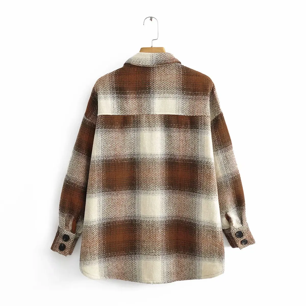 

Plus size coats and jackets women outerwear plaid jacket women cute Winter coat vintage loose Korean jackets coats ladies