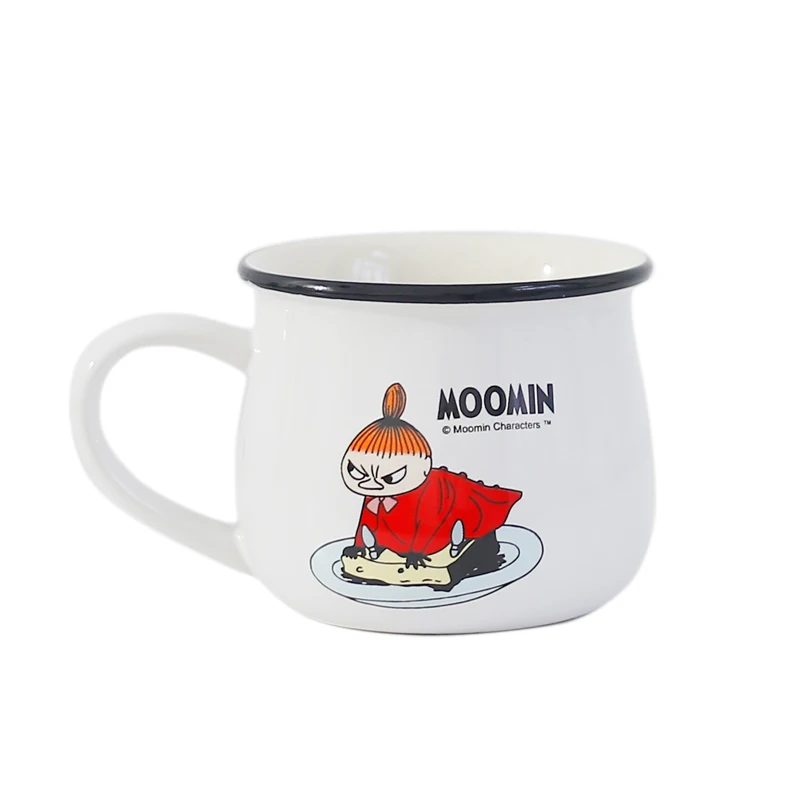 Розовый мультфильм Бегемот Moomin керамическая Большая объемная кружка Милая Фея Mumin норки чашки и кружки для воды Детский подарок