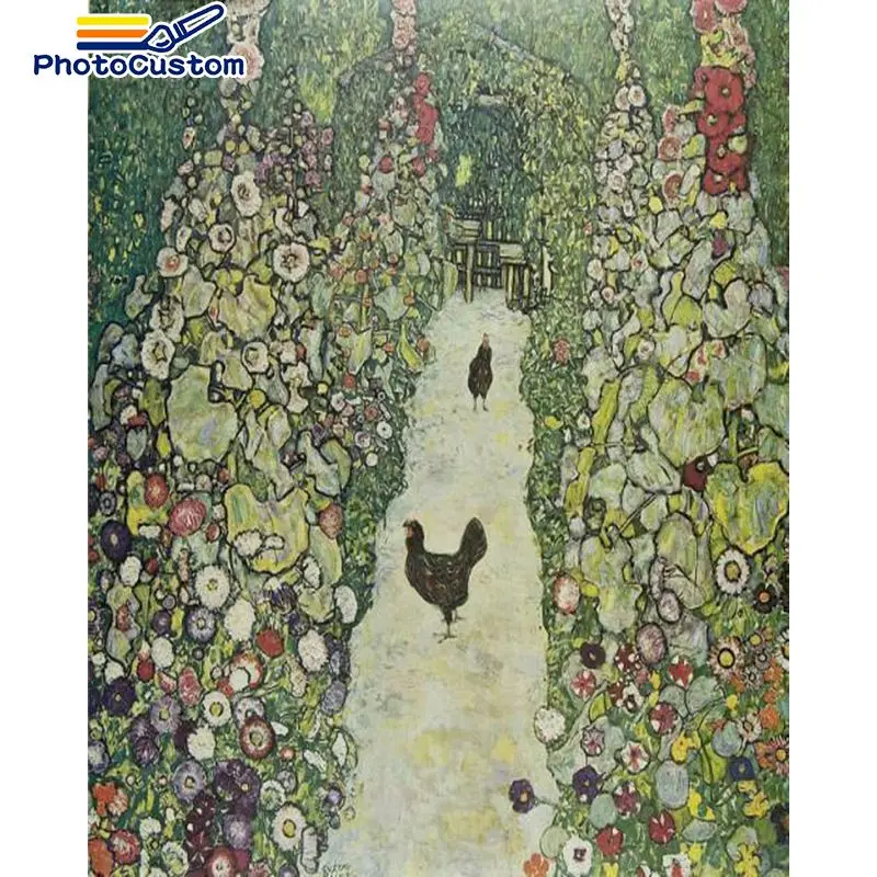 

PhotoCustom DIY Painting By Numbers Landscape For adult Drawing By Numbers Still life Style Living room Wall decor Gift Home dec