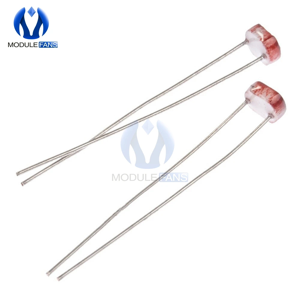 Фоторезистор 100PCS LDR Фоточувствительный фотоэлектрический фоторезистор 5528 GL5528 |