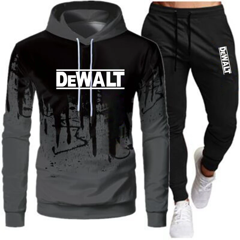 

Men's 2 Piece Set Hoodie and Pants Pullover Sportswear Casual Size S-3XL