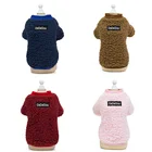 Зимняя Толстовка для маленьких собак, очень теплая одежда для йоркширского терьера одежда в Мальтийском стиле, толстовка с капюшоном для щенка, одежда для собак