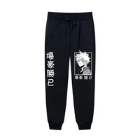japanese anime mens pants myhero academia katsuki bakugo harajuku print jogging mens trousers casual sports pants sports pants