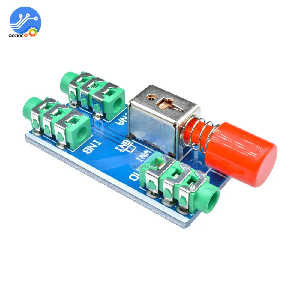 Аудио коммутационная плата 3 5 мм A/B аудио Входной блок опционально выберите