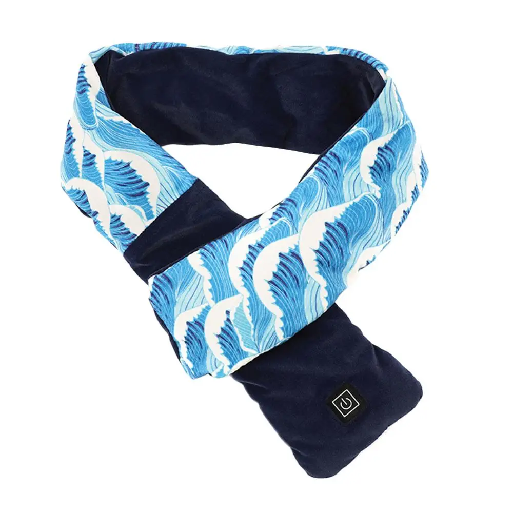 

New Hot Heating Scarf Warm Electric USB Charging Scarf Smart Thermostat Physiotherapy Bib Stay Outdoor Winter Fast Ship