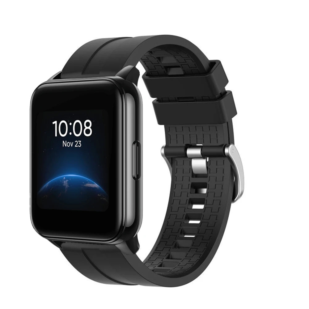 

Силиконовый ремешок для часов Realme Watch 2 T1 S Pro, спортивный браслет для Huami Amazfit GTS 3 GTR 3/2/2e, аксессуары для смарт-часов