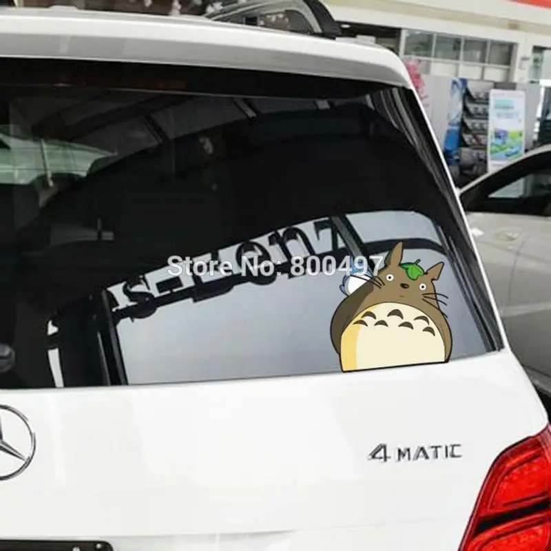Стильные автомобильные Мультяшные наклейки с милым котом Тоторо на автомобиль