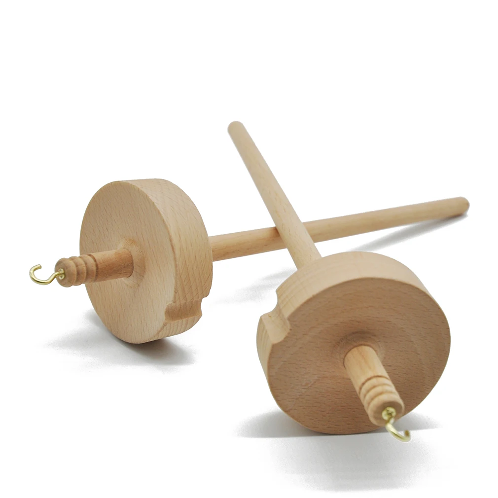 

Drop Spindle Top Whorl Yarn Spin Hand Carved Wooden Tool Gift For Beginners Woodworking Tools