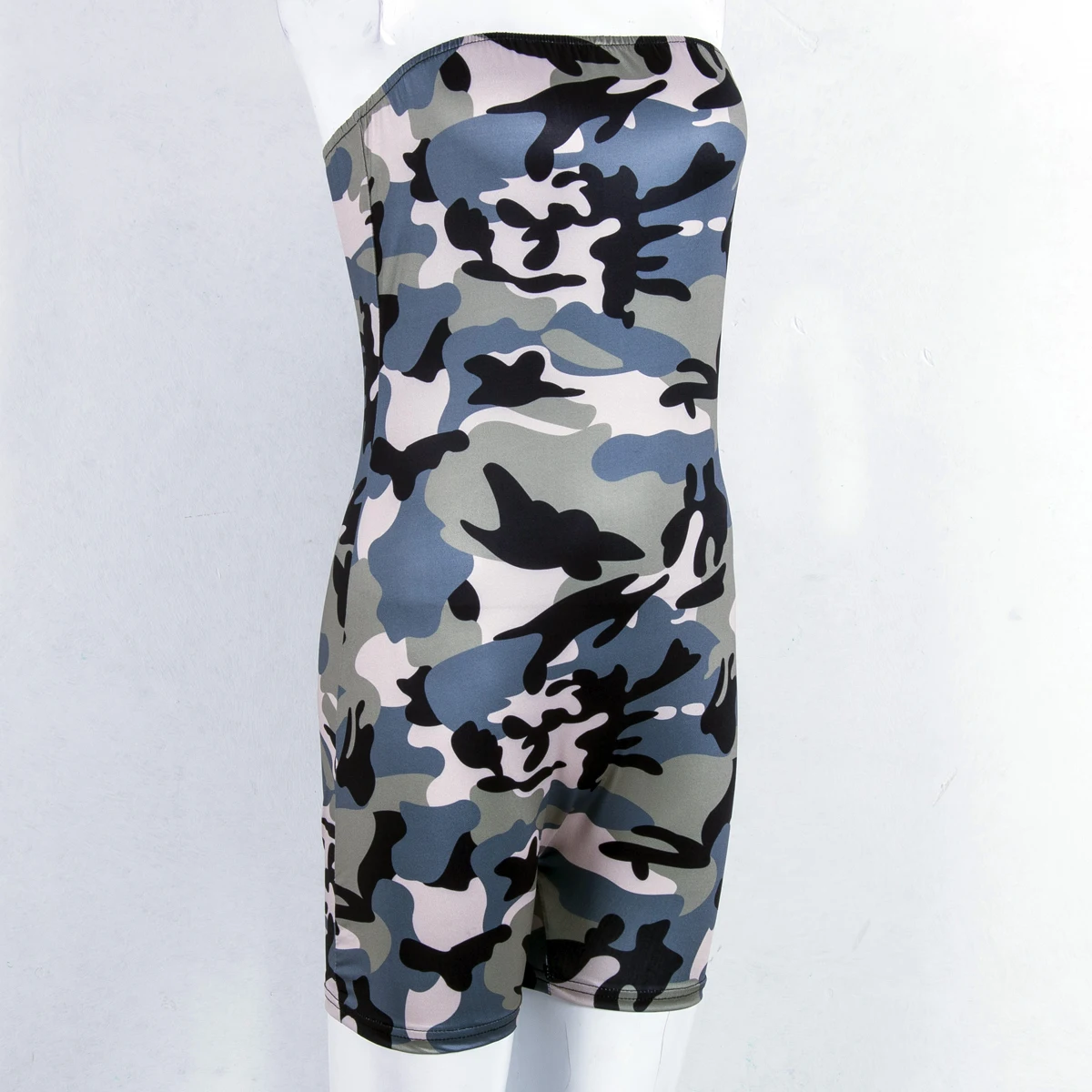 Базовый классический стиль модный женский комбинезон однотонный мини с