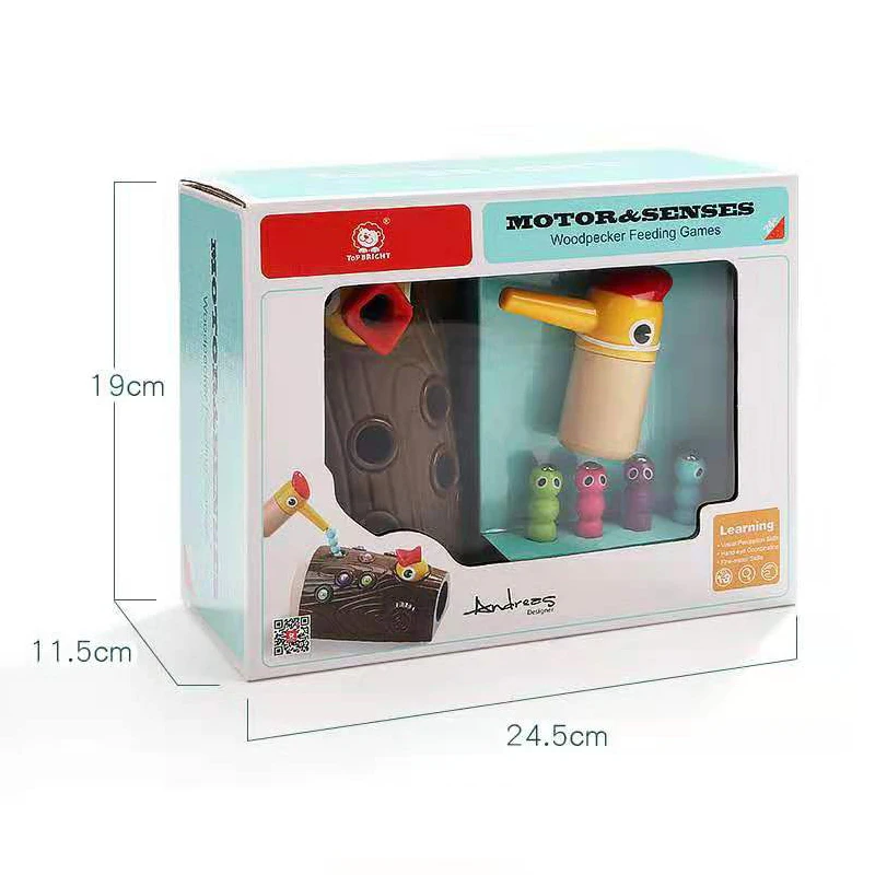 Детская игрушка новая деревянная Магнитная рыболовная игра цветная для раннего