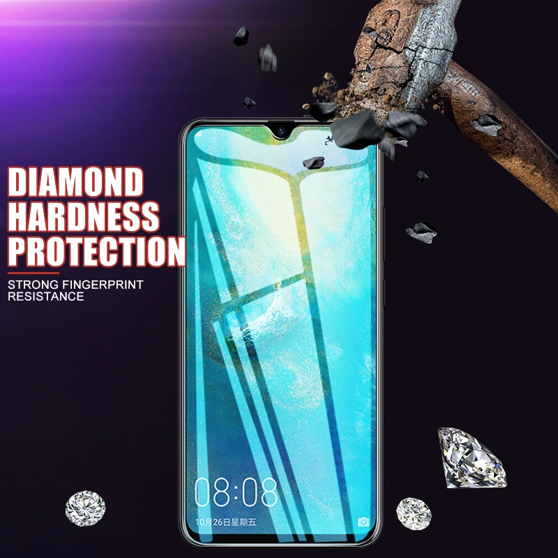 3pcs tempered glass for huawei mate 30 20 10 lite 20x screen protector on huawei p30 lite p smart 2019 z protective glass film free global shipping
