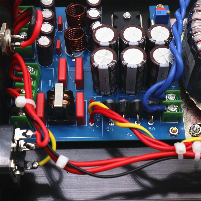 80 Вт Профессиональная версия 3-ступенчатый фильтрации 50VA Hi-Fi сверхнизкой Шум регулируется Линейный источник питания двойной выход DC5V 12V 3A 24V