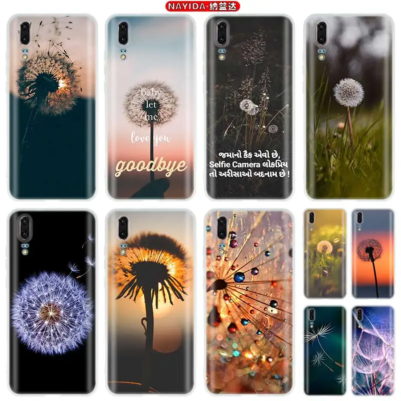 

Мягкий силиконовый чехол The dandelion для Huawei P40 P30 P20 Pro P10 Lite E Plus Smart 2019 2020 Z Cover Star