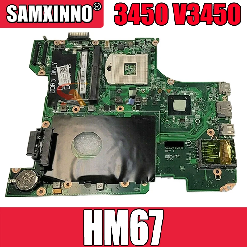 

Original Laptop motherboard For DELL Vostro 3450 V3450 Mainboard CN-0JYYRY 0JYYRY DA0V02MB6E1 HM67