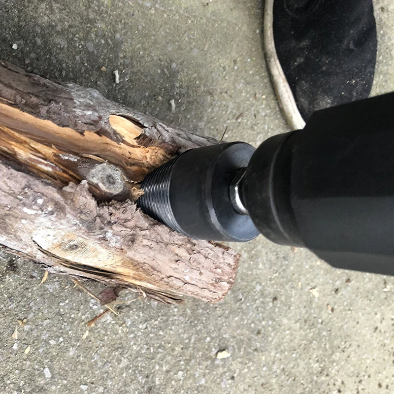 32/42mm Firewood Splitter Drill Bit Metal Round/Hex/Triangle Shank Wood Cone Reamer Punch Driver Step Woodworking Tool | Инструменты