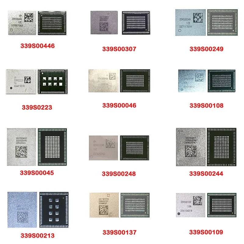 339S0223 339S00446 339S00137 339S00046 339S0213 339S00109 339S00108 339S00249 339S00044 339S00045 339S0030 7 Wi-Fi IC для IPAD
