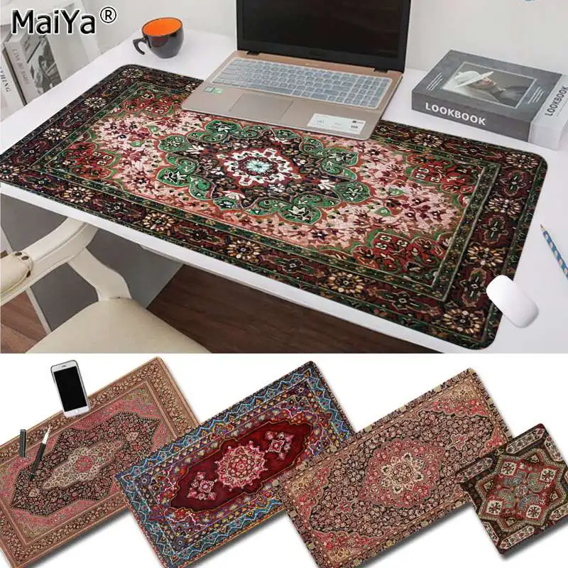 Maiya нескользящий коврик для ПК персидский мини игровой плеер настольный ноутбук