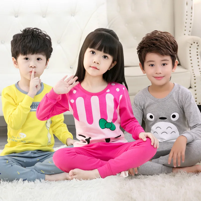 

Хлопковая пижама для новорожденных мальчиков и девочек хлопковые пижамы бесплатная доставка пижамных комплектов