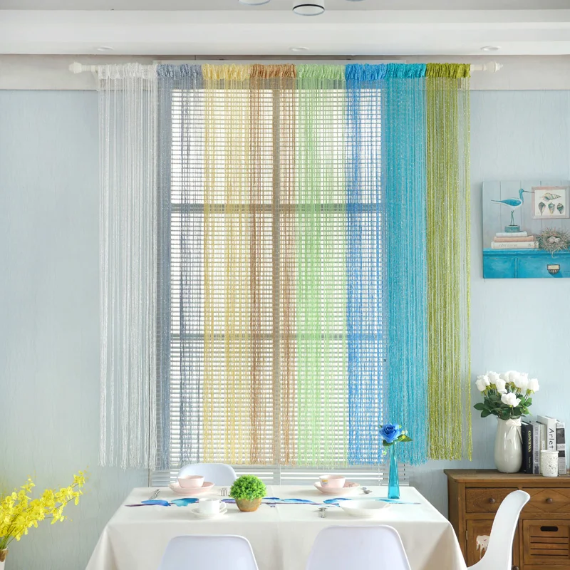 Занавеска с перегородкой для комнаты занавеска ширмой мухи блестящая висячая