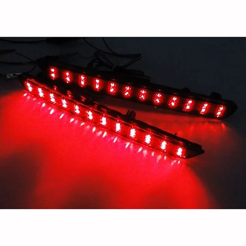 Светодиодный отражатель заднего бампера 2x24 стоп сигнал Поворотный Светильник