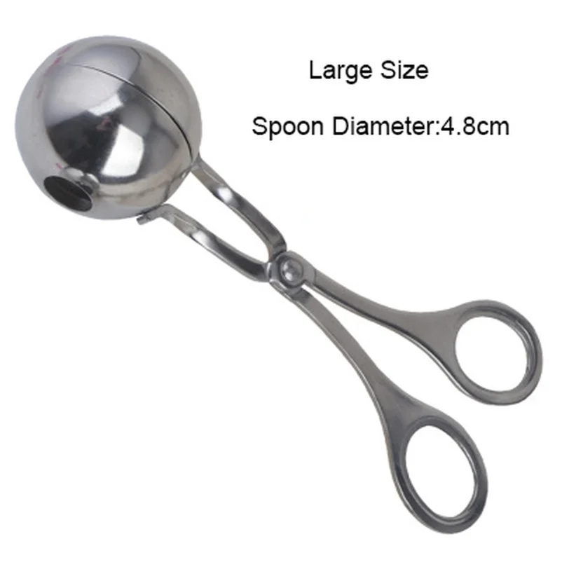 

Convenient Kitchen Meatball Maker Stainless Steel Meatball Stainless Steel Meatball Clip Fish Ball Rice Ball Making Mold Tool
