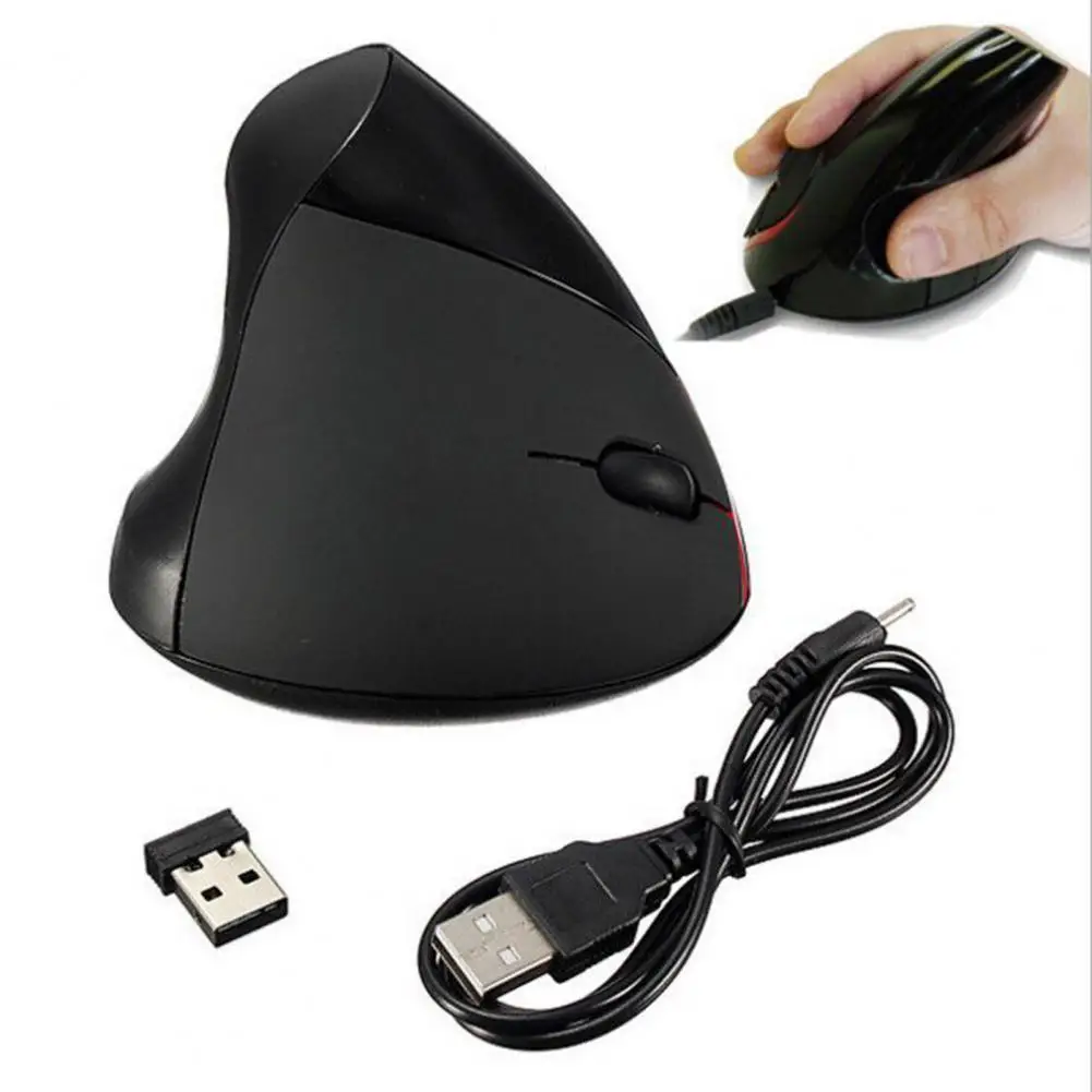 

Универсальная Вертикальная Эргономичная проводная мышь 1600DPI USB2.0 с 5 кнопками, оптическая Вертикальная мышь на запястье, аксессуары для ПК/к...
