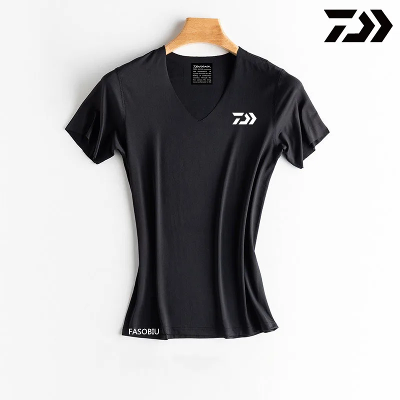 

2021 Daiwa Mens Fishing T Shirt Outdoor Sport Fishing Tshirt Short Sleeve Fishing Clothes Sport Wear Quick Dry Fishing Clothing