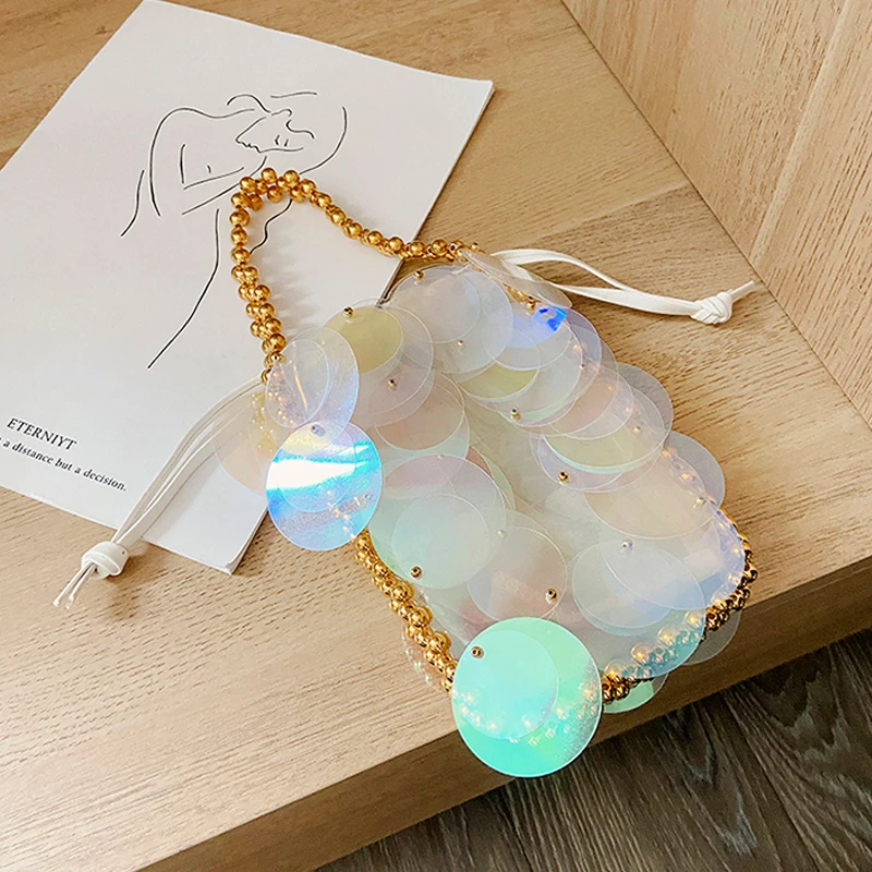 Прозрачные мини сумки шопперы для женщин 2020 летние модные акриловые элегантный