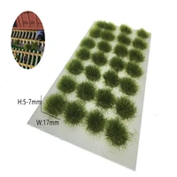 28pcslot architecture 5mm flock mixed green grass for ho train layout diorama design building materials