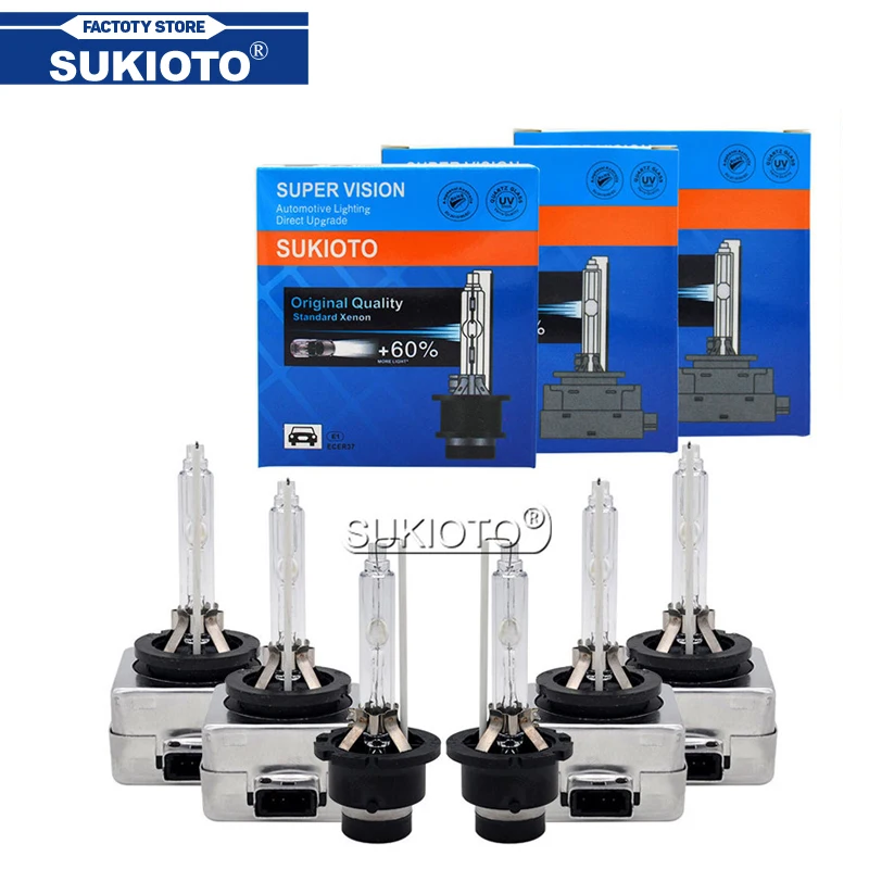 

Ксеноновая лампа SUKIOTO 2 шт., D1S, D2S, D3S, D4S, 3000K, 4300K, 6000K, 35 Вт, D2R, D1R, D3R, D4R, 5000K, производство Япония
