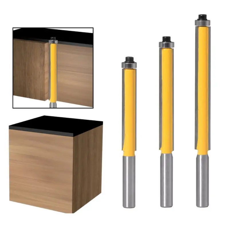 8 мм хвостовик сливная отделка фрезы подшипника карбида деревообработки