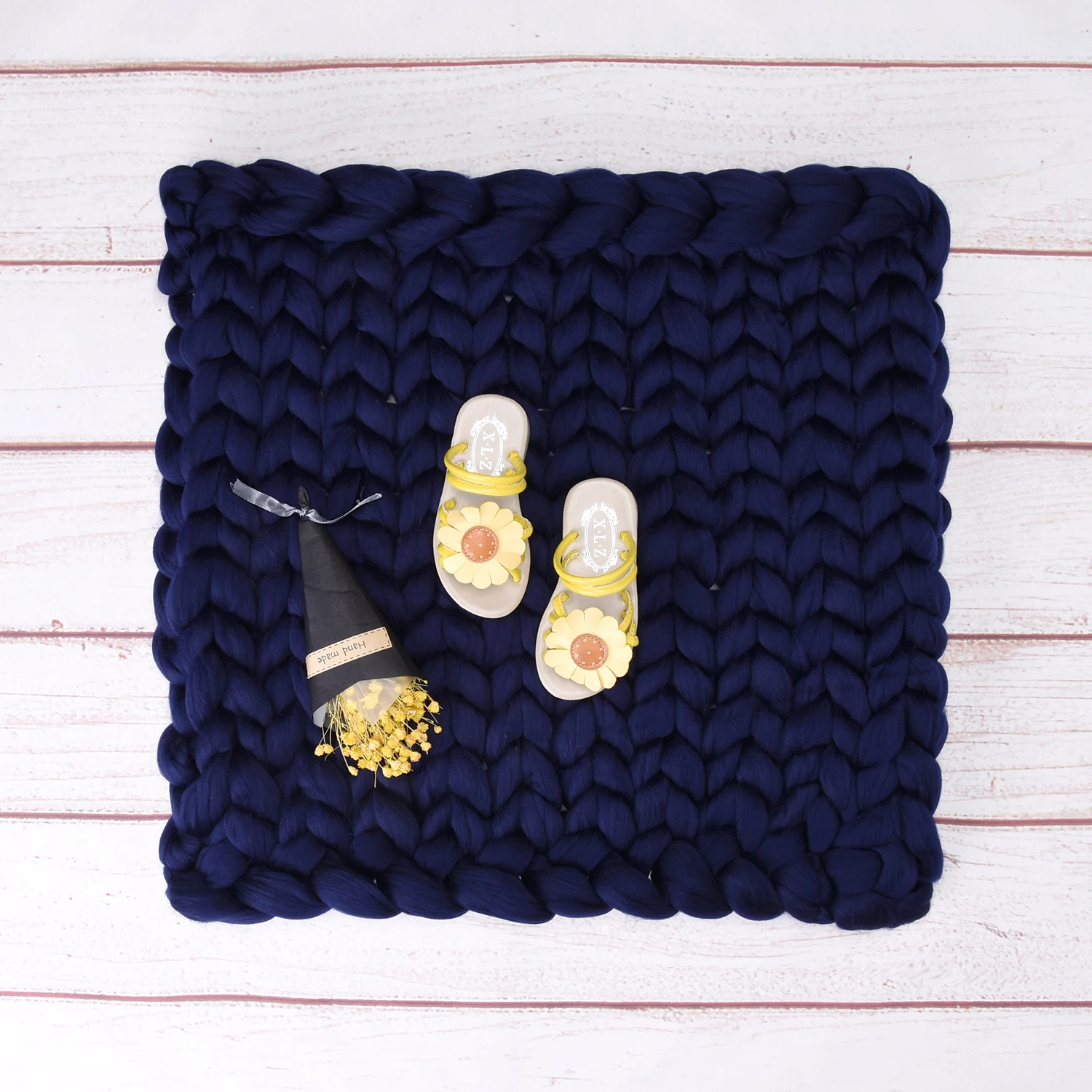 Warm Chunky Hand Knitted Blanket Thick Yarn Throw Arm Knit Sofa Bed Birthday Gift Home Decor D20 | Дом и сад