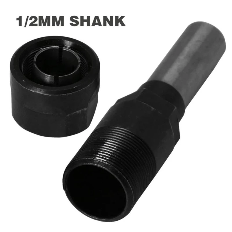 1/4&quot 8mm 1/2&quot Shank Router Bit Extension Rod Collet Adapter Woodworking CNC Milling Cutter Engraving machine | Инструменты