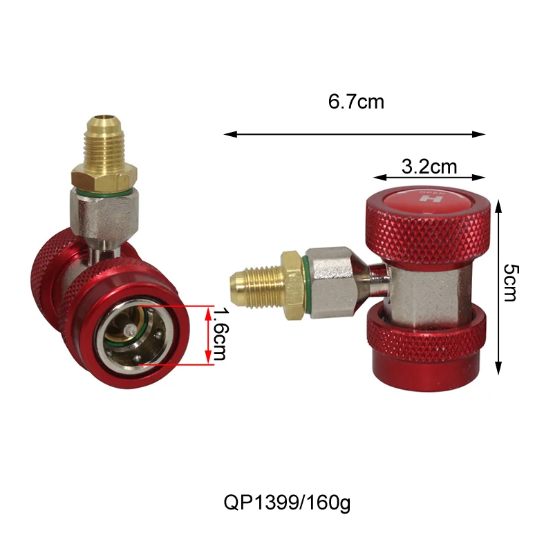 Высококачественный Регулируемый быстроразъемный соединитель R134A для