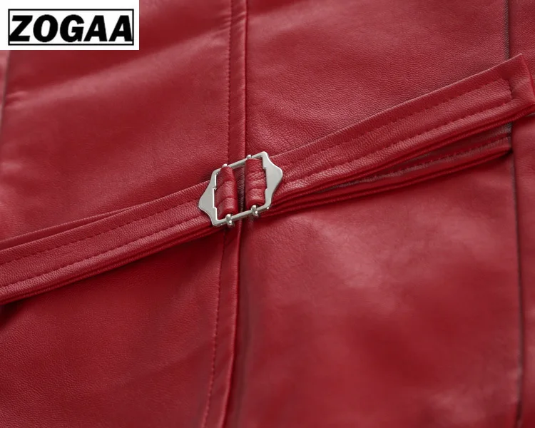 Тан Прохладный 2019 Новый Искусственная кожа куртка жилетка красный черный и белый