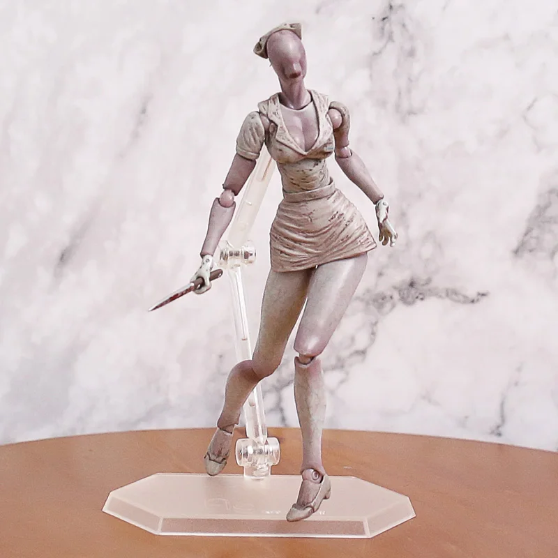 Бесшумная Хилла Figma SP061 голова из пузырьков медсестра SP055 красная фигурка