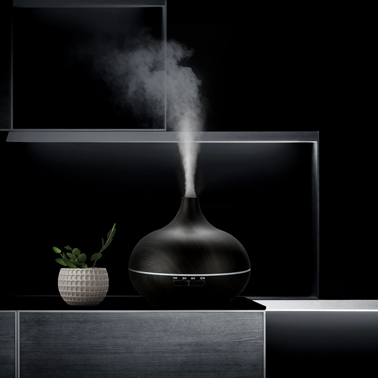 

500 мл USB Электрический увлажнитель воздуха Арома-диффузор с светодиодный аромараспылителем эфирного масла Ароматерапия тумана для дома