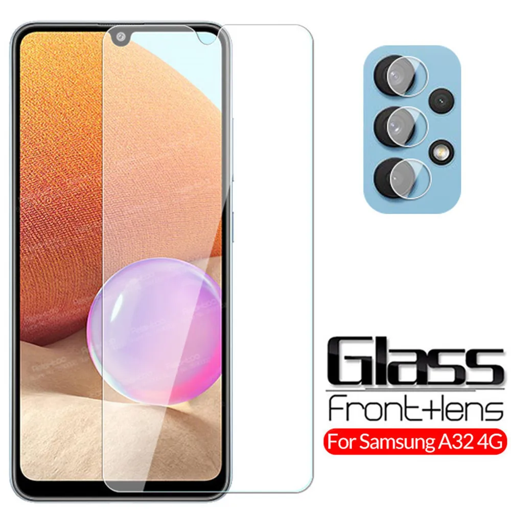 

For Samsung A32 4G Glass Camera Tempered Glass For Samsung Galaxy A32 4G A 32 LTE SM-A325F 6.4" Screen Protector Protective Film